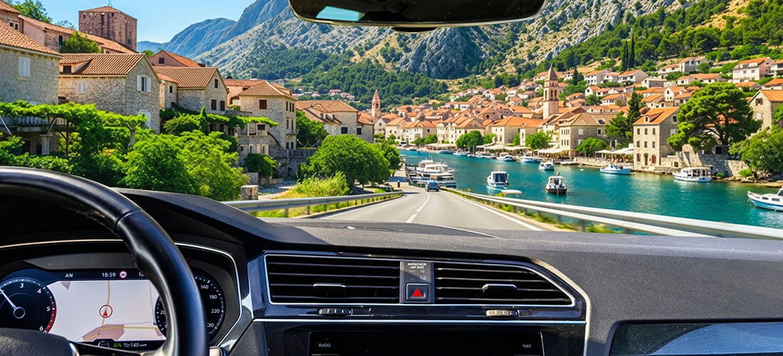 Traveling with a Rental Car in Split, Croatia