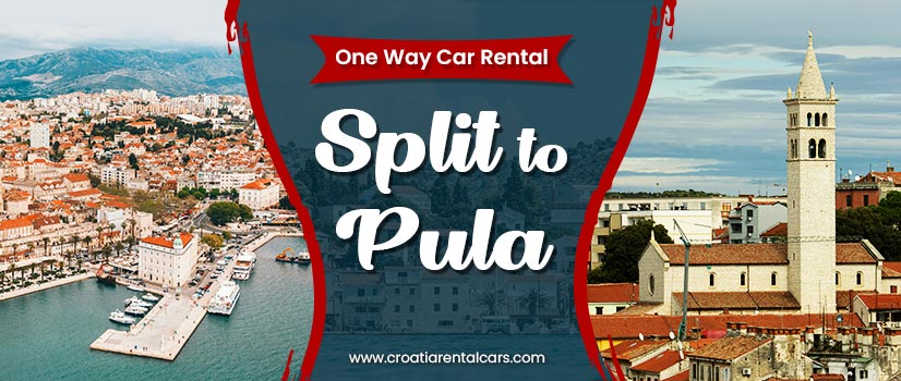 Split to Pula One Way Car Rental